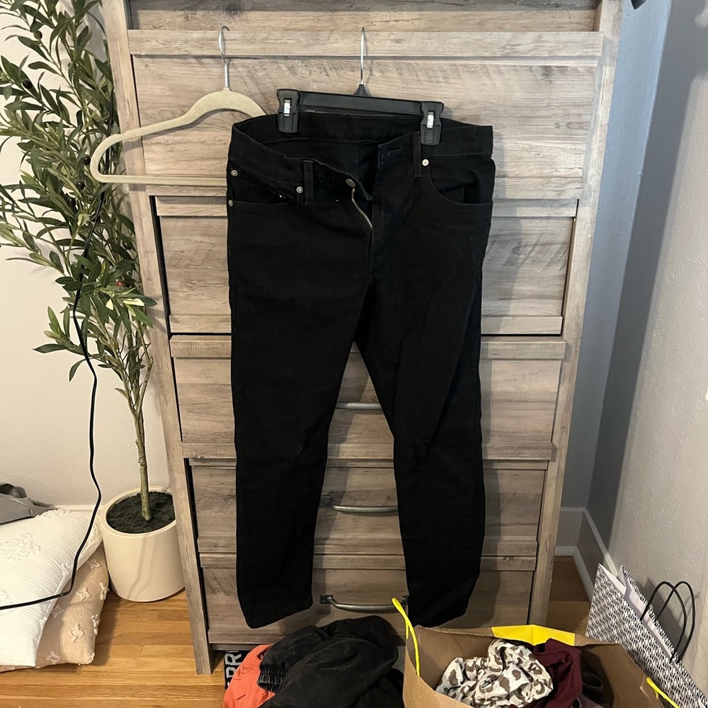 Levi's Men's 512 Slim Black Jeans